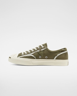 Converse Faux Fur-Lined Leather Jack Purcell Férfi Rövidszárú Bézs | WZMIQJF-HU